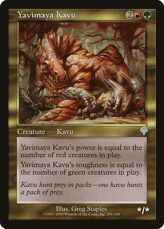 Yavimaya Kavu (INV-291) (Foil)