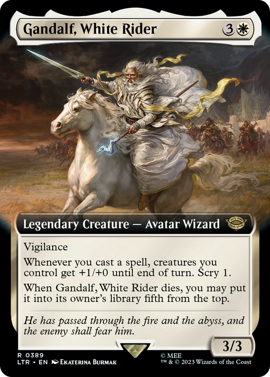 Gandalf, White Rider (LTR-389) (Extended Art)