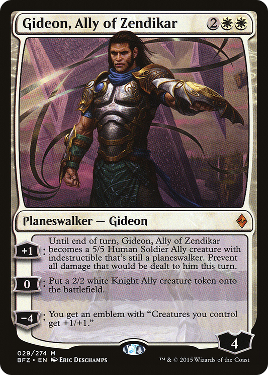 Gideon, Ally of Zendikar (BFZ-029)