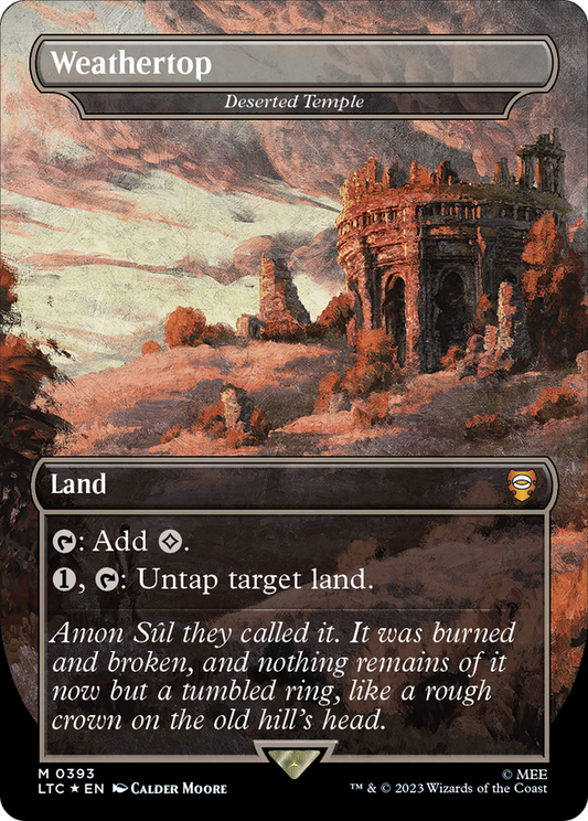 Weathertop / Deserted Temple (LTC-393) (Borderless) (Surge Foil)