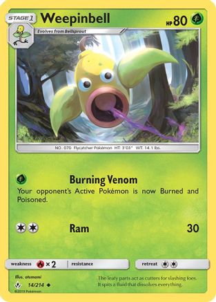 Weepinbell (UNB-) (Reverse Holofoil)