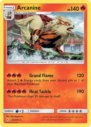 Arcanine (UNB-022) (Holofoil)