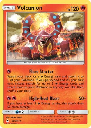 Volcanion (UNB-025) (Holofoil)