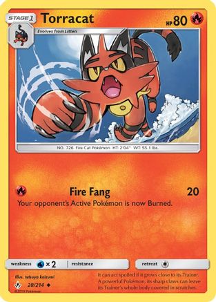 Torracat (UNB-028) (Reverse Holofoil)