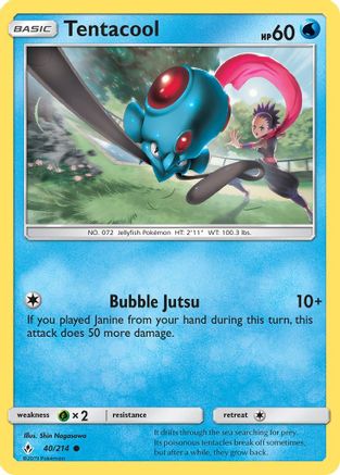 Tentacool (UNB-040) (Reverse Holofoil)