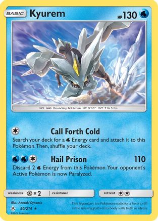 Kyurem (UNB-050) (Reverse Holofoil)