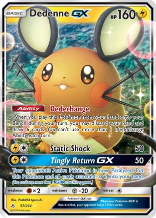 Dedenne GX (UNB-057) (Holofoil)
