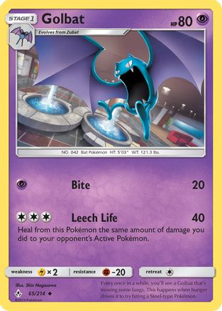 Golbat (UNB-065) (Reverse Holofoil)
