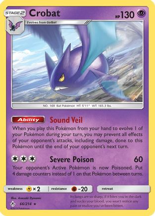Crobat (UNB-066) (Holofoil)
