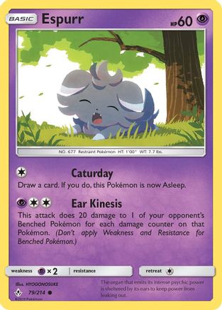 Espurr (UNB-079) (Reverse Holofoil)