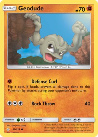 Geodude (UNB-) (Reverse Holofoil)
