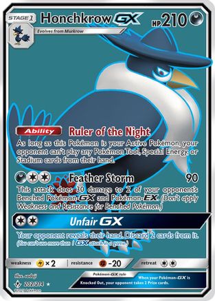 Honchkrow GX (Full Art) (UNB-202) (Holofoil)