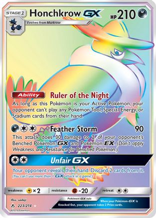 Honchkrow GX (Secret) (UNB-) (Holofoil)