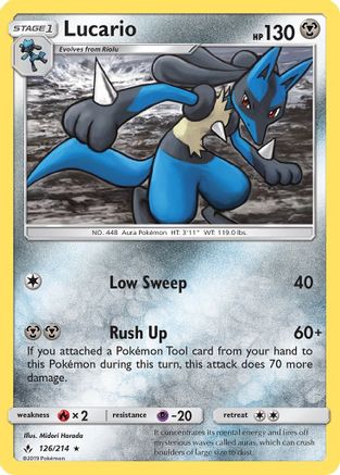 Lucario (UNB-126) (Holofoil)