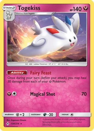 Togekiss (UNB-138) (Reverse Holofoil)