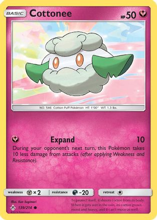 Cottonee (UNB-139) (Reverse Holofoil)