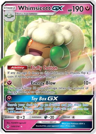 Whimsicott GX (UNB-140) (Holofoil)