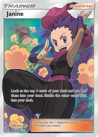 Janine (Full Art) (UNB-) (Holofoil)