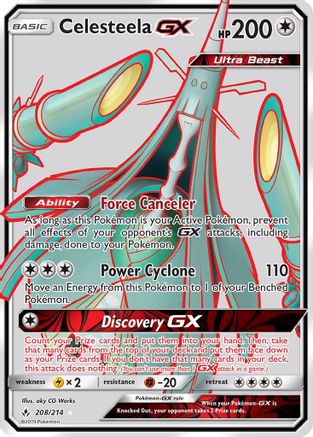Celesteela GX (Full Art) (UNB-) (Holofoil)