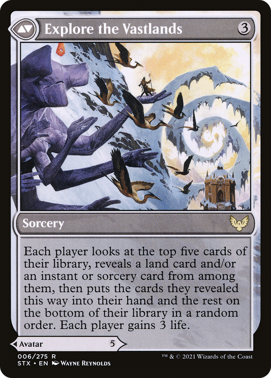 Wandering Archaic // Explore the Vastlands (STX-006) (Foil)