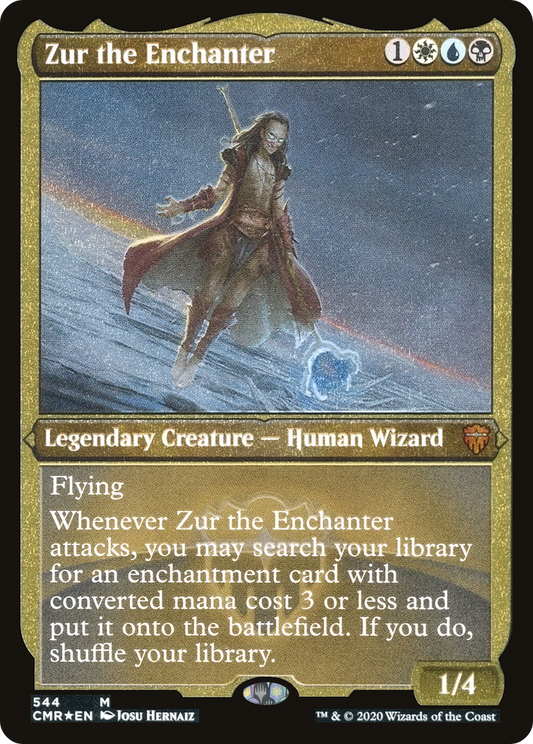 Zur the Enchanter (CMR-544) (Etched Foil)