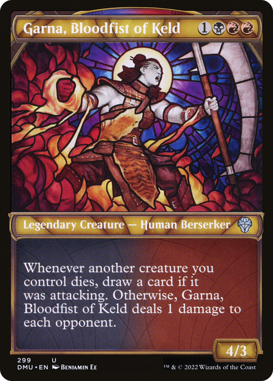 Garna, Bloodfist of Keld (DMU-299) (Showcase) (Foil)