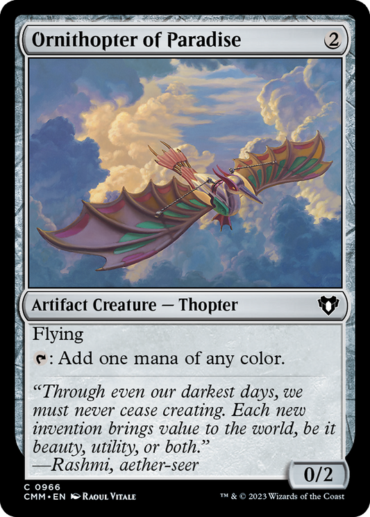 Ornithopter of Paradise (CMM-966)