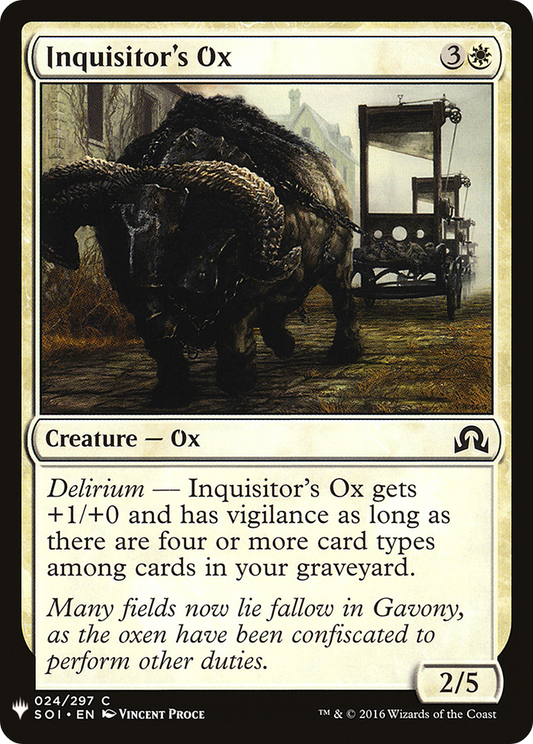 Inquisitor's Ox (LIST-SOI-24)