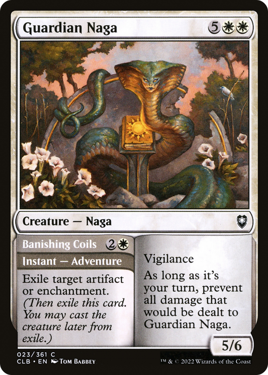 Guardian Naga // Banishing Coils (CLB-023) (Foil)
