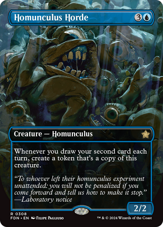 Homunculus Horde (FDN-308) (Borderless) (Foil)