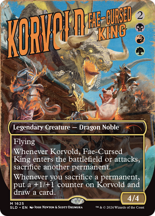 Korvold, Fae-Cursed King (SLD-1625) (Borderless)