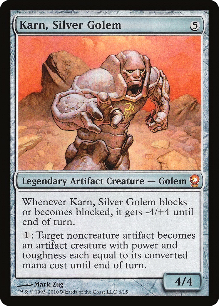 Karn, Silver Golem (V10-006) (Foil)