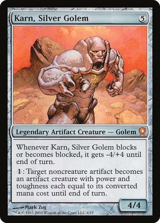Karn, Silver Golem (V10-006) (Foil)