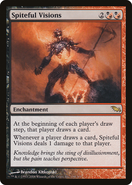 Spiteful Visions (SHM-198) (Foil)