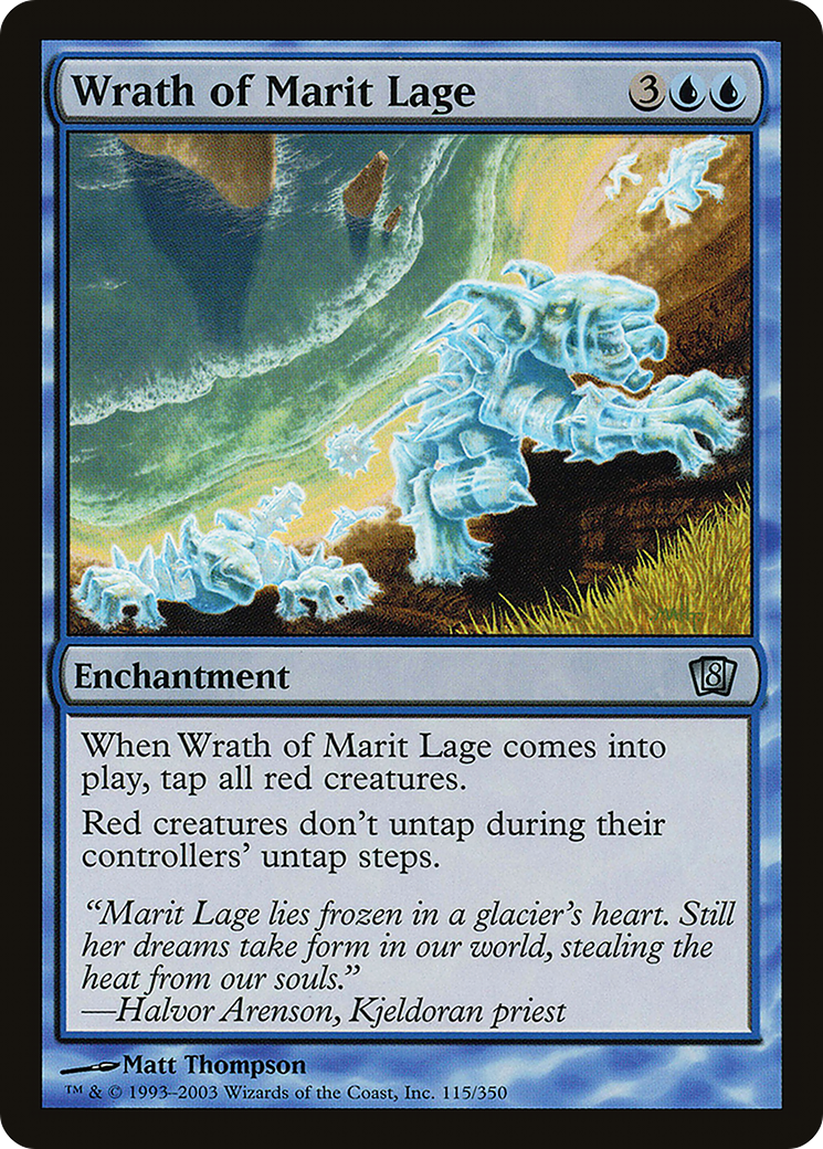 Wrath of Marit Lage (8ED-115★) (Foil)