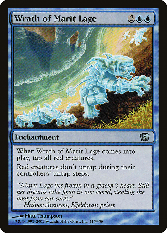 Wrath of Marit Lage (8ED-115★) (Foil)