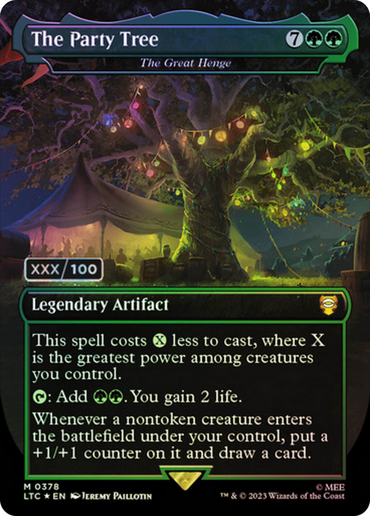 The Party Tree / The Great Henge (LTC-378) (Borderless) (Foil) (Serialized)