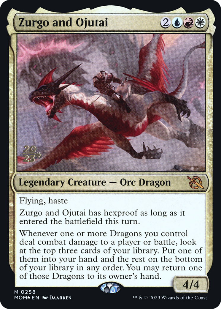 Zurgo and Ojutai (PRE-258S) (Foil)