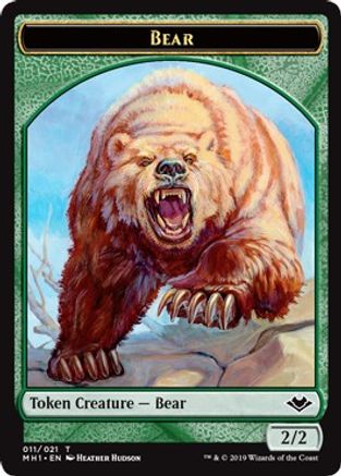 Bear Token (MH1-011) (Foil)