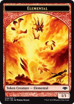 Elemental (008) // Bear Double-Sided Token (MH1-8 // 11)