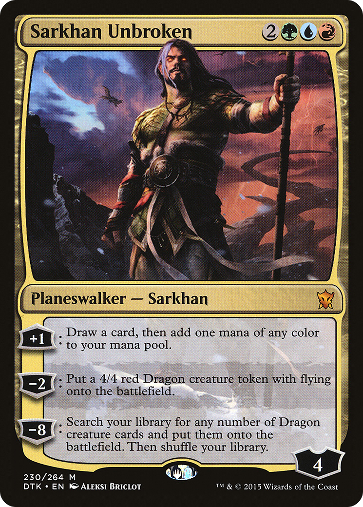 Sarkhan Unbroken (DTK-230) (Foil)