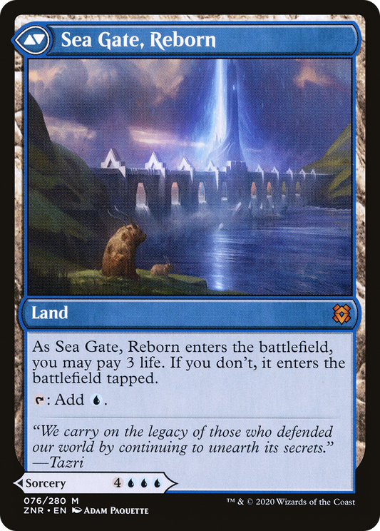 Sea Gate Restoration // Sea Gate, Reborn (ZNR-076) (Foil)