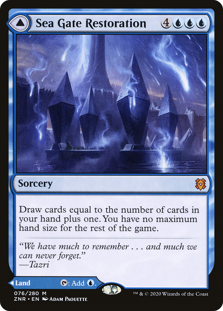 Sea Gate Restoration // Sea Gate, Reborn (ZNR-076) (Foil)