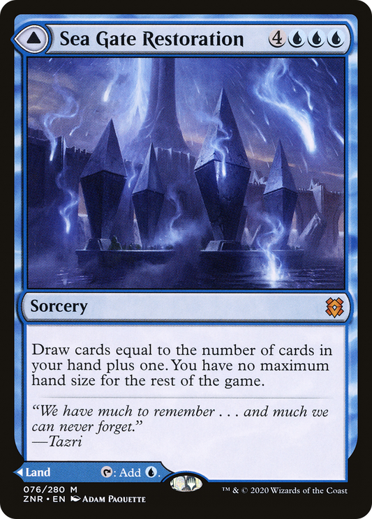 Sea Gate Restoration // Sea Gate, Reborn (ZNR-076) (Foil)