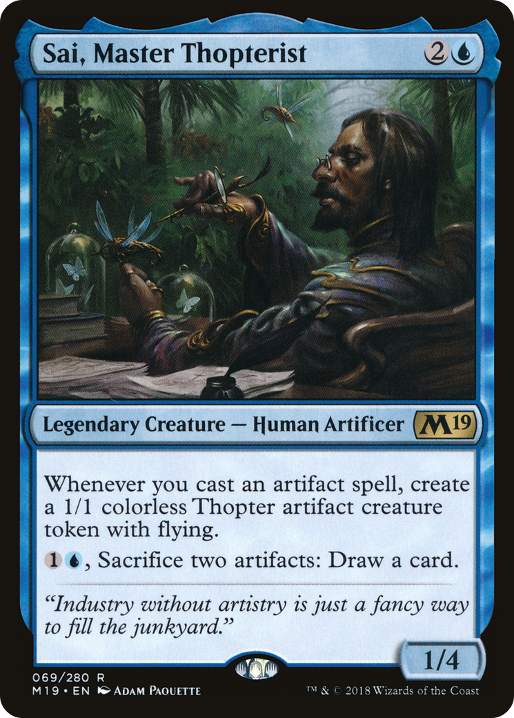 Sai, Master Thopterist (M19-069) (Foil)