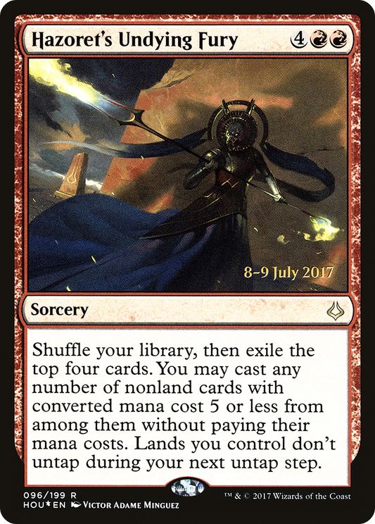 Hazoret's Undying Fury (PRE-96S) (Foil)