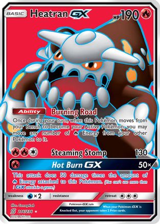 Heatran GX (Full Art) (UNM-) (Holofoil)