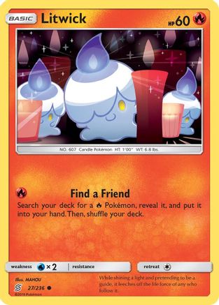 Litwick (27) (UNM-027) (Reverse Holofoil)
