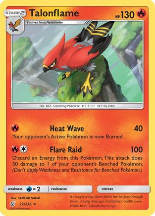 Talonflame (UNM-) (Reverse Holofoil)