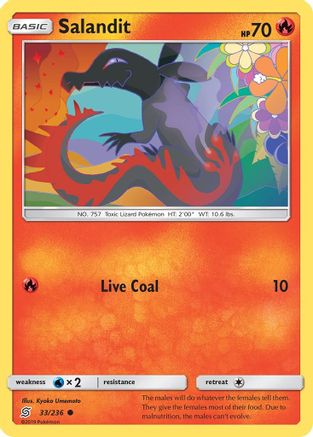 Salandit (33) (UNM-033) (Reverse Holofoil)